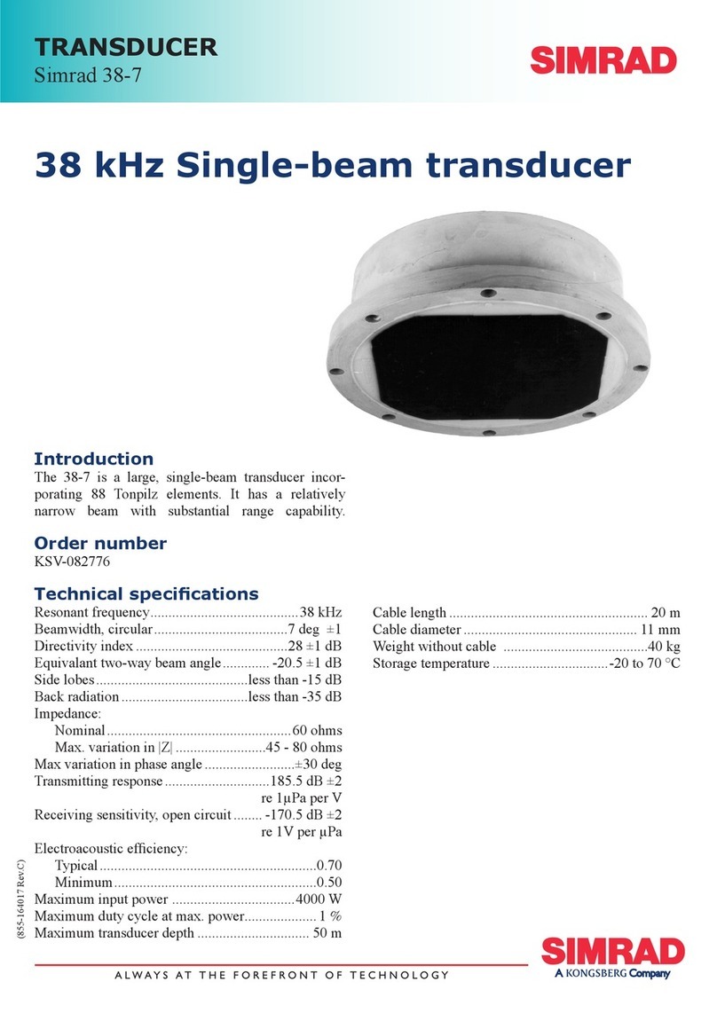Simrad 38-7 -  REV C User manual