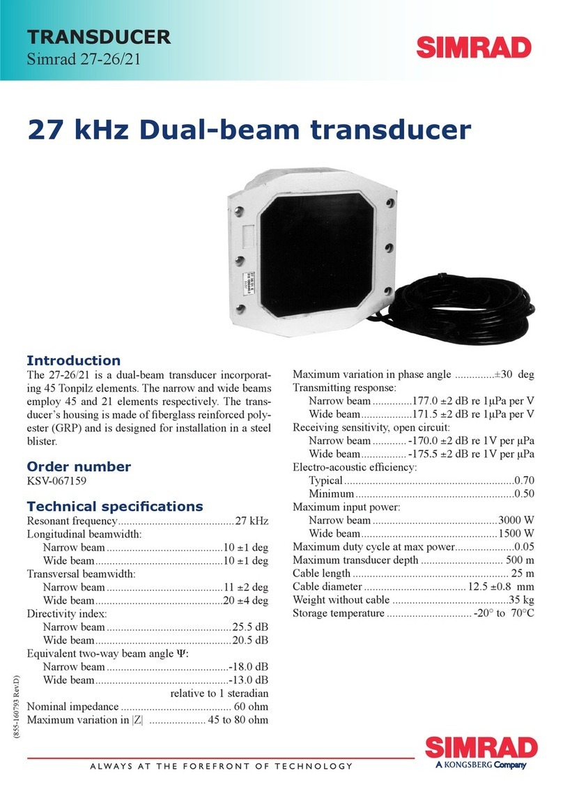 Simrad 27-26/21 User manual
