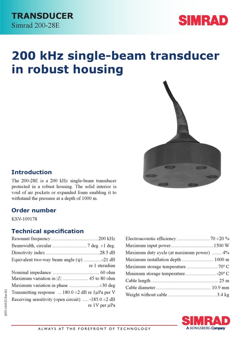 Simrad 200-28E -  REV B datasheet
