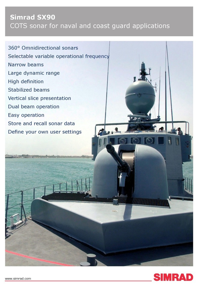 Simrad SX90 - DATASHEET FOR NAVAL AND COAST GUARD REV... User manual Simrad SX90 - DATASHEET FOR NAVAL AND COAST GUARD REV... User manual