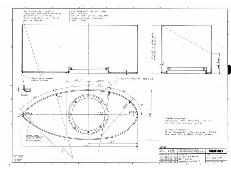 Simrad STEEL BLISTER ES38-B - SCHEMA REV A User manual