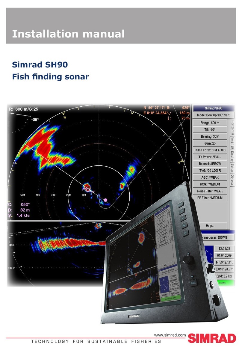 Simrad SH90 -  REV A installation manual
