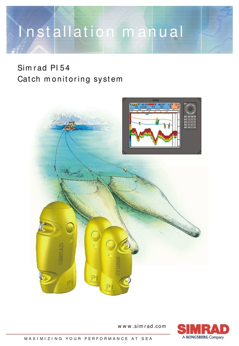Simrad PI54 A installation manual
