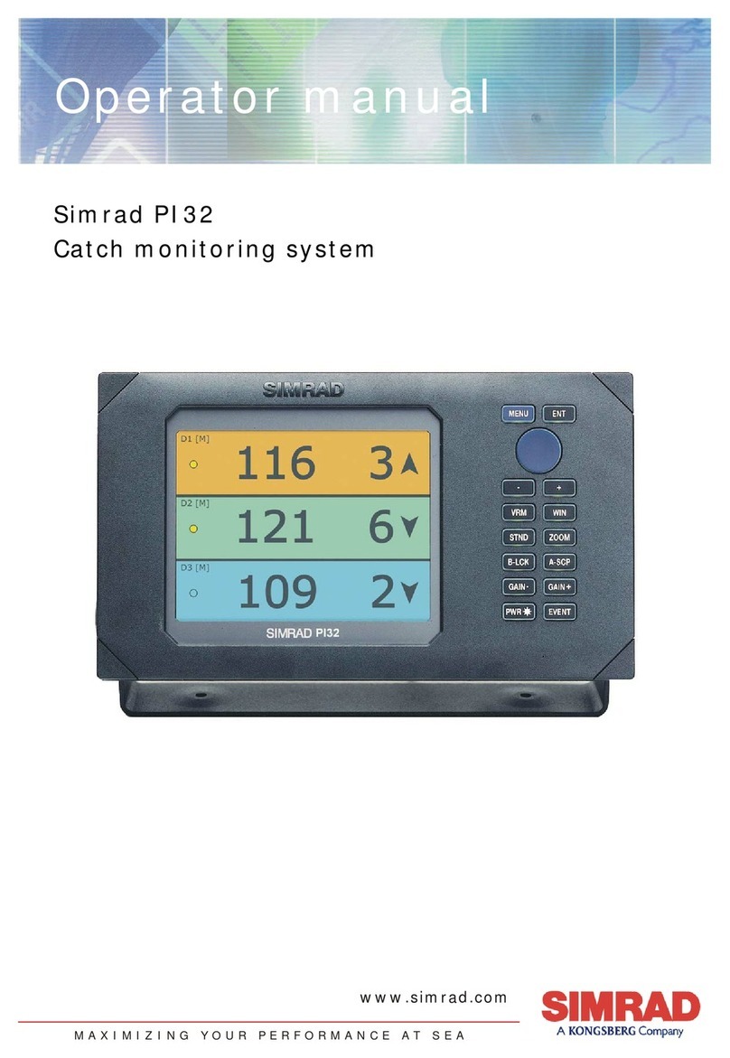 Simrad PI32 Operator's manual