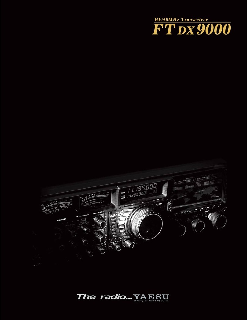 Yaesu FT DX 9000 CONTEST -  2 User manual