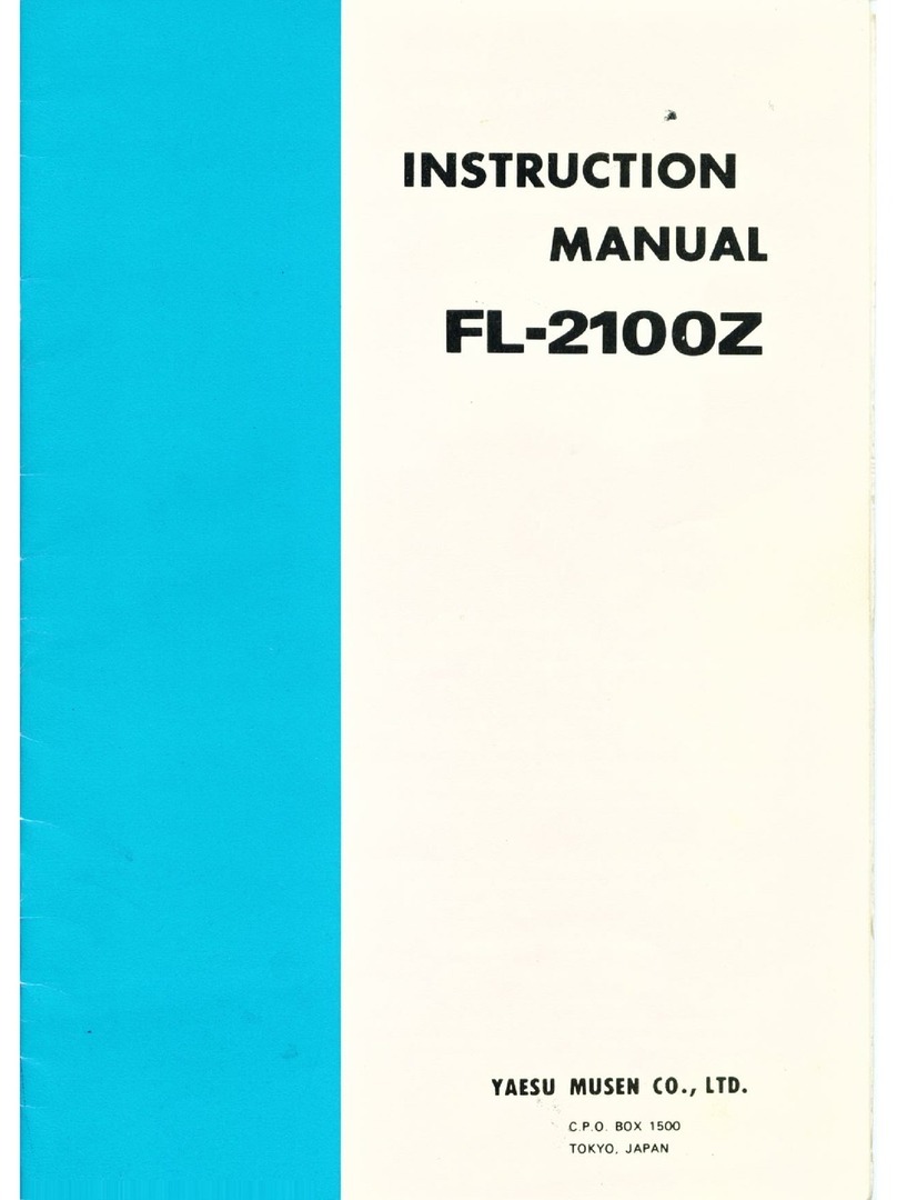 Yaesu FL-2100Z instruction manual