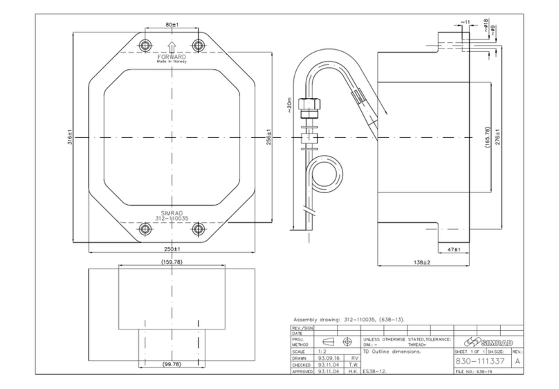 Simrad ES38-12 - REV C User guide Simrad ES38-12 - REV C User guide