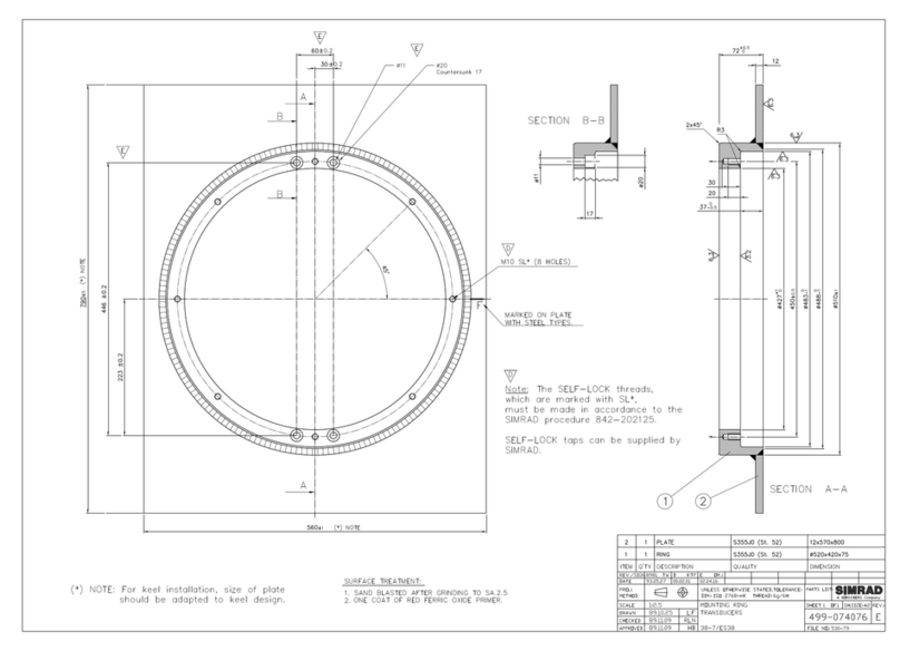 Simrad 38-7 -  REV C User manual