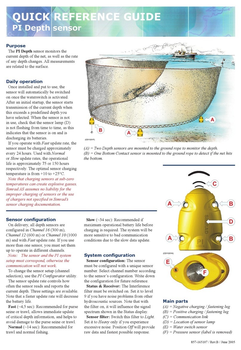 Simrad PI DEPTH User manual