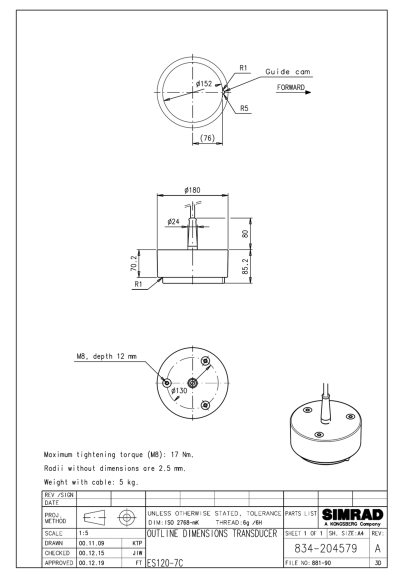 Simrad ES120-7C -  REV D User guide