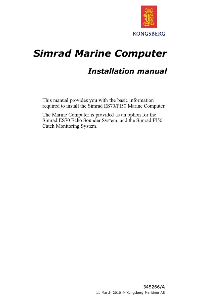 Simrad MARINE COMPUTER - INSTALLATION REV A installation manual