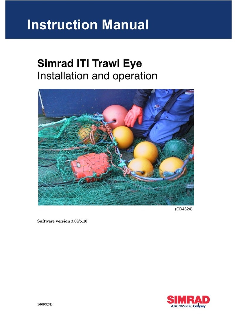 Simrad ITI TRAWL EYE - REV D User manual