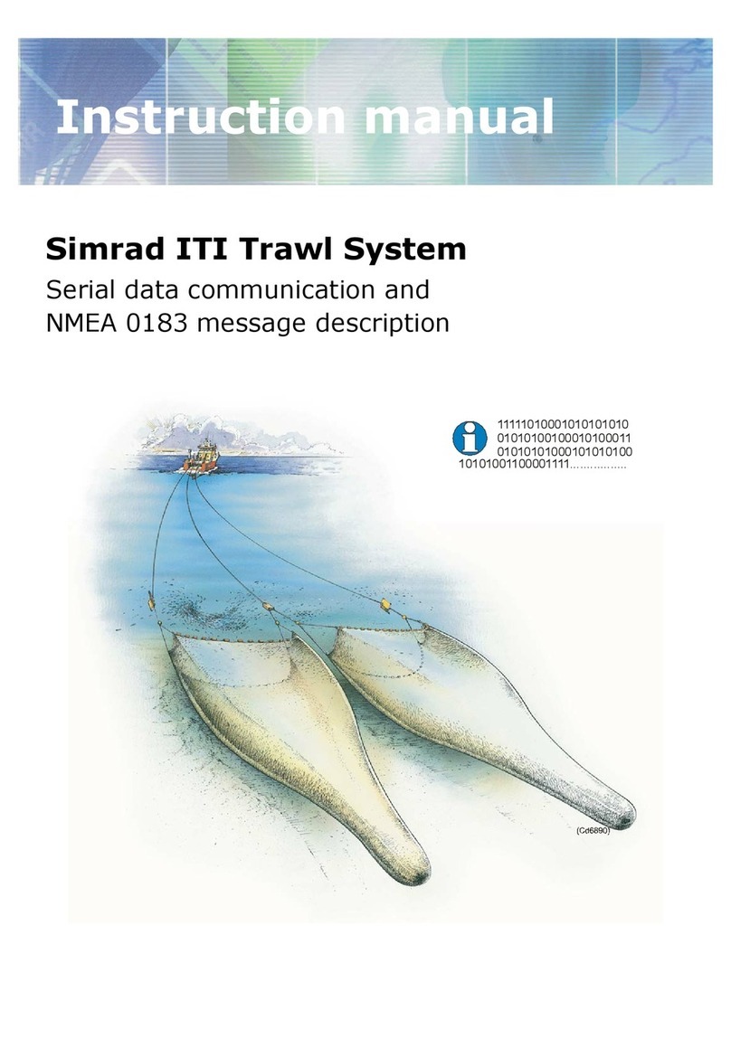 Simrad ITI TRAWL SYSTEM - SERIAL DATA COMMUNICATION REV... User manual