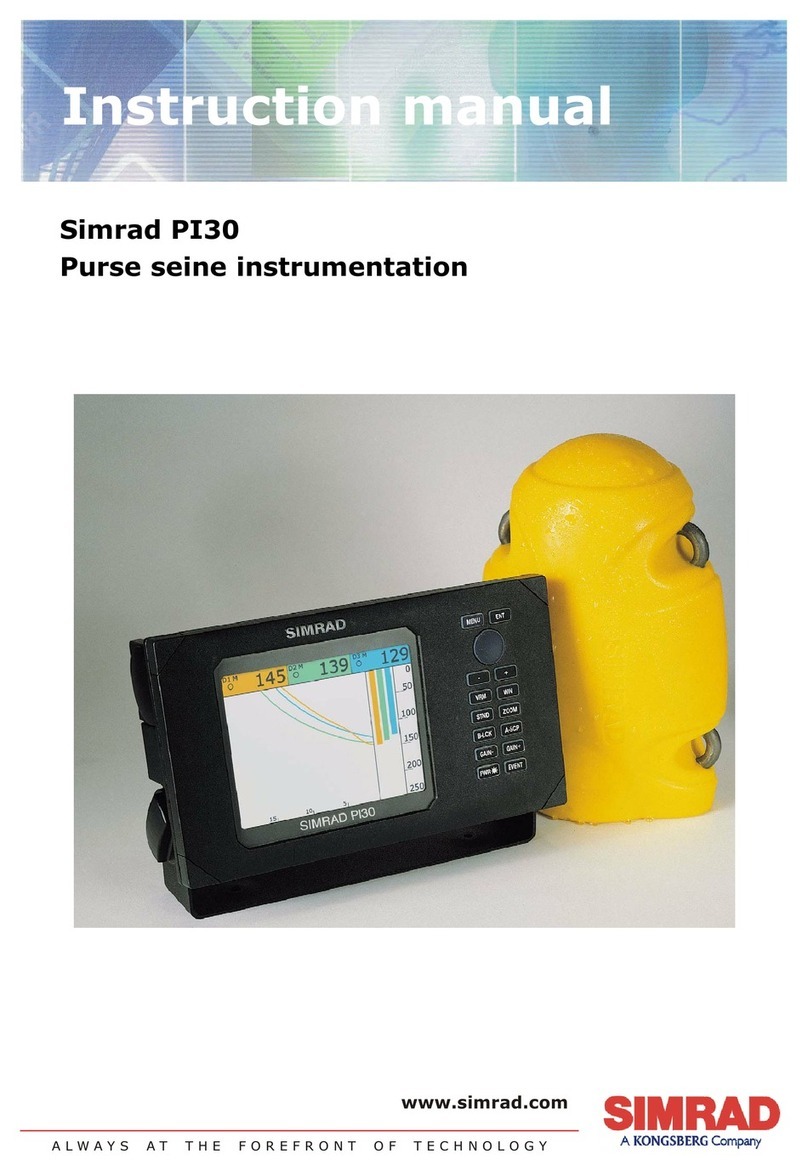 Simrad PI30 User manual