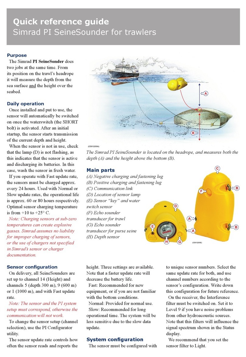 Simrad PI SeineSounder User manual