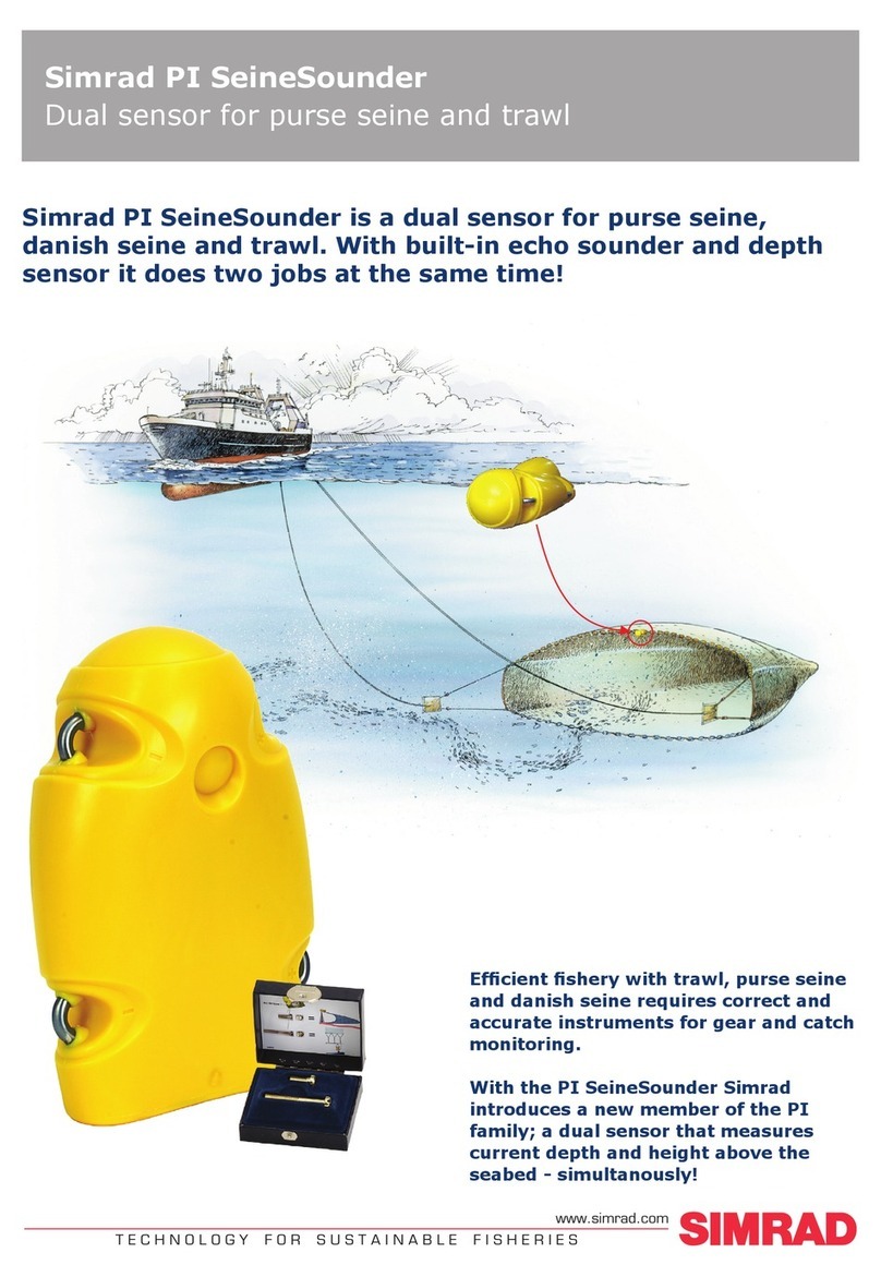 Simrad PI SeineSounder User manual