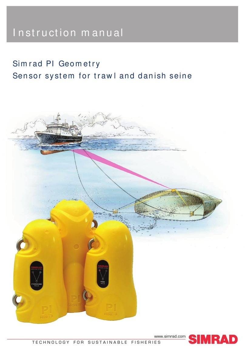 Simrad PI GEOMETRY - QUICK REFERENCE GUIDE REV B instruction manual
