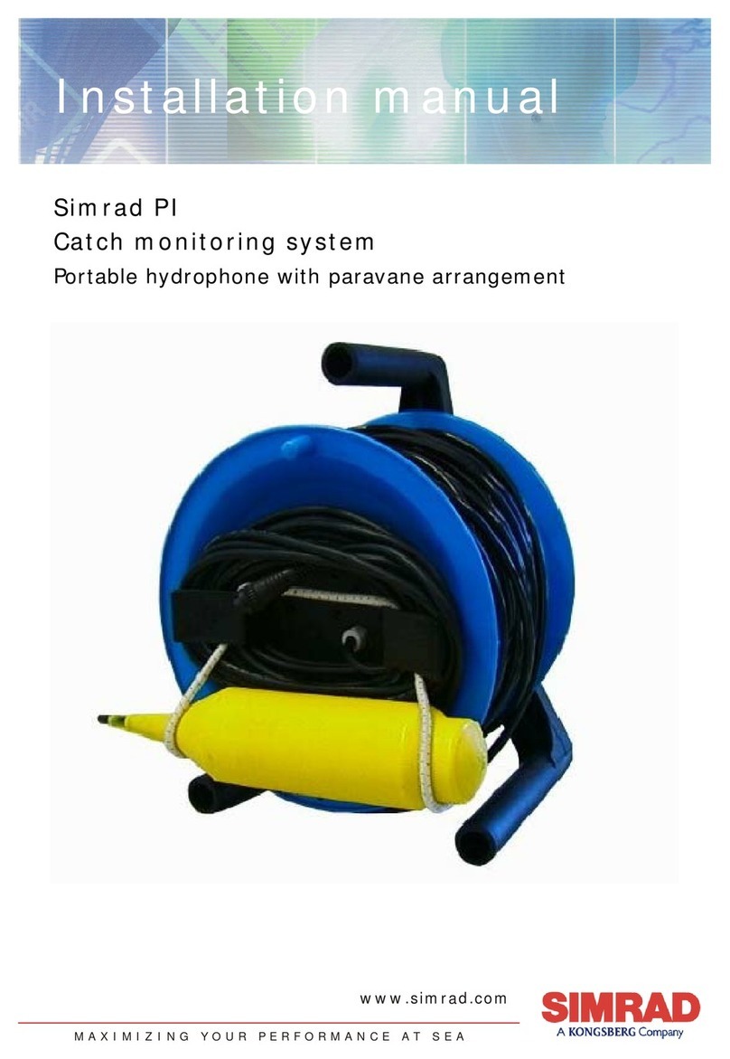 Simrad PI PORTABLE HYDROPHONE - INSTALLATION REV C User manual