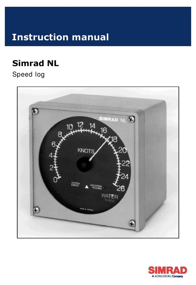 Simrad NL - SPEED LOG REV C User manual Simrad NL - SPEED LOG REV C User manual