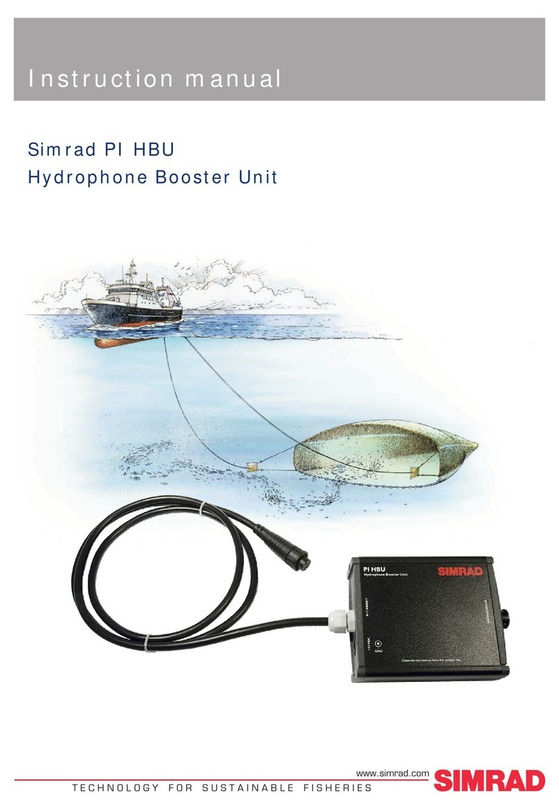 Simrad PI HBU - REV A instruction manual