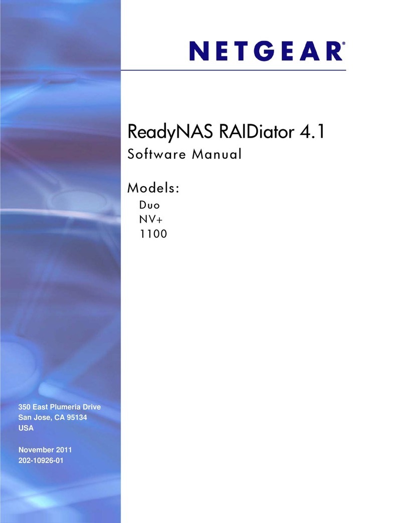 NETGEAR RNR4410 - ReadyNAS 1100 NAS Server Software manual NETGEAR RNR4410 - ReadyNAS 1100 NAS Server Software manual