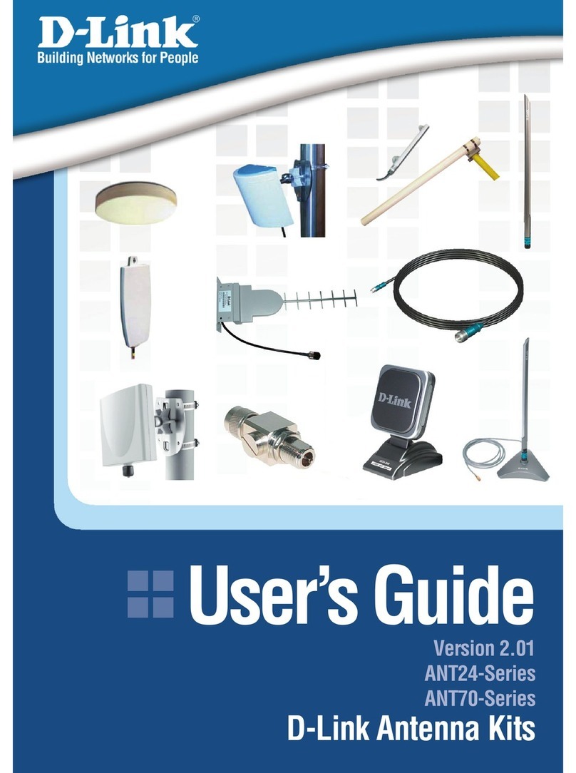 D-Link ANT24-1500 - 5.4 ft Antenna User manual D-Link ANT24-1500 - 5.4 ft Antenna User manual