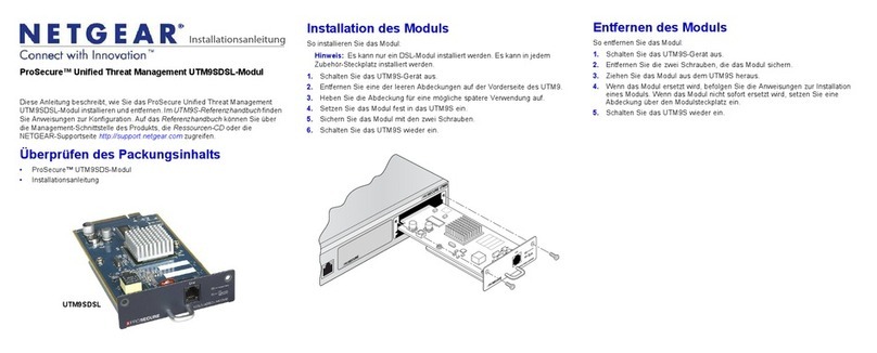 NETGEAR ProSafe UTM9S User manual