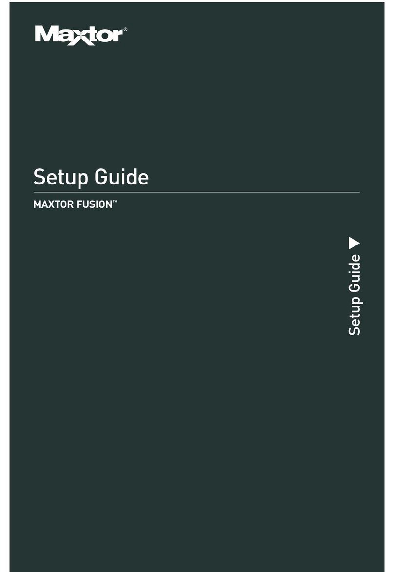 Maxtor Maxtor Fusion User manual