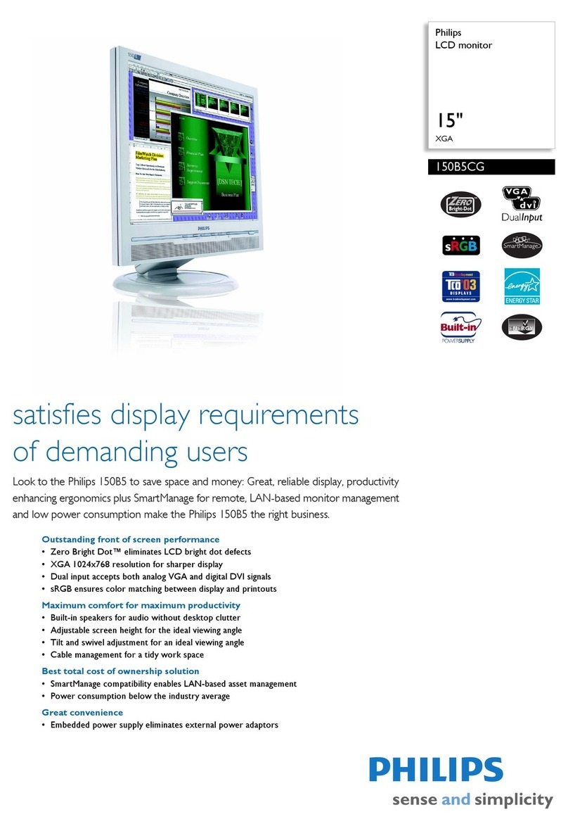 Philips 150B5CG User manual
