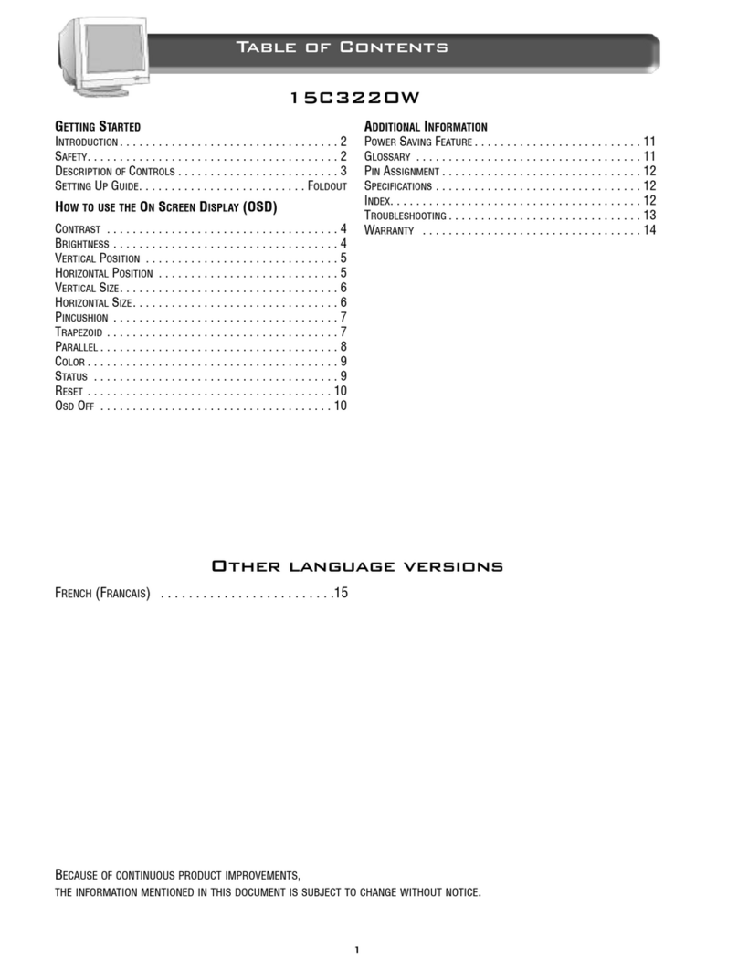 Philips/Magnavox 15C3220W99 user manual