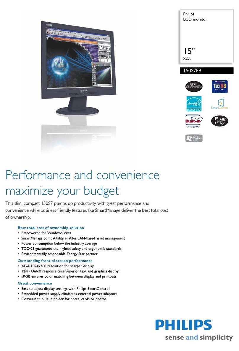 Philips 150S7FB User manual