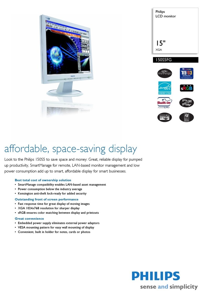 Philips 150S5FG User manual