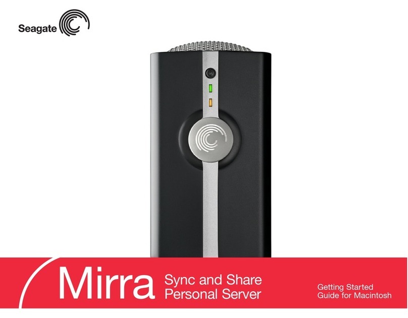 Seagate Mirra User manual