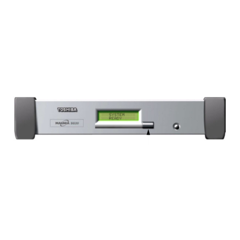 Toshiba SG20 - Magnia - Web Server User manual