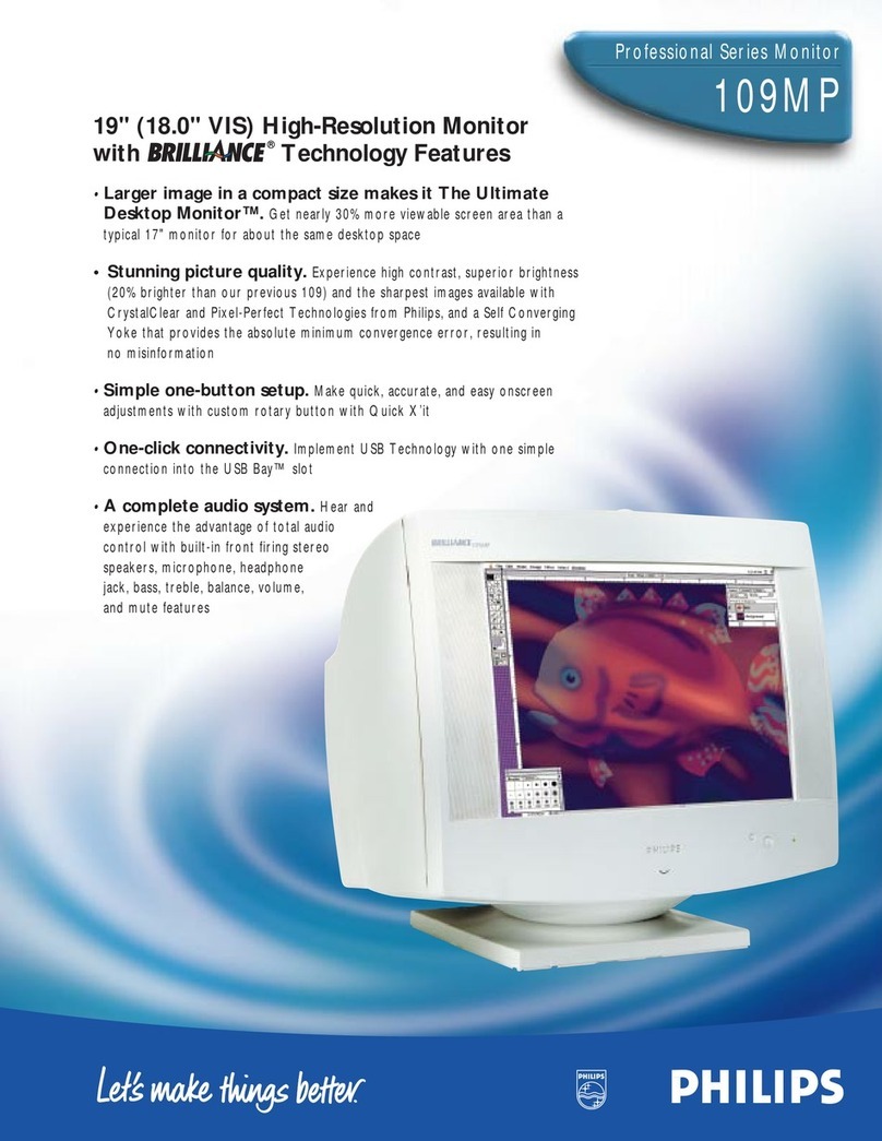 Philips 19A580BQ User manual