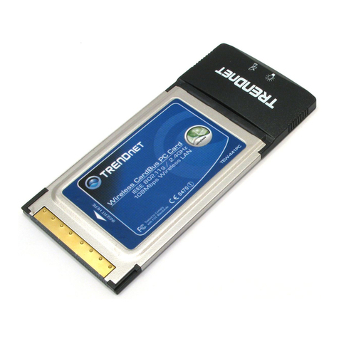 TRENDnet TEW-441PC - 108Mbps Wireless PC Card... installation guide TRENDnet TEW-441PC - 108Mbps Wireless PC Card... installation guide