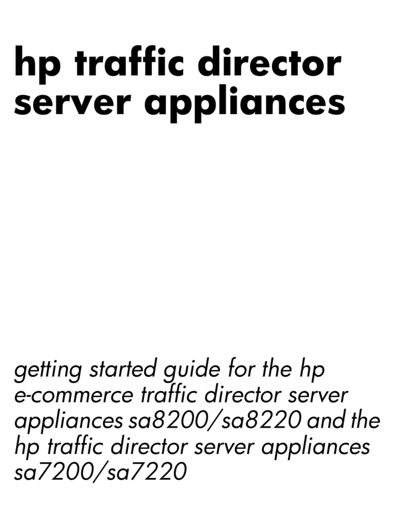 HP P4522A - Traffic Management Server Sa8220 User manual