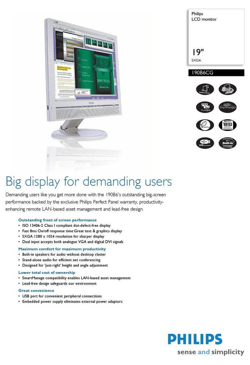 Philips 190B6CG User manual
