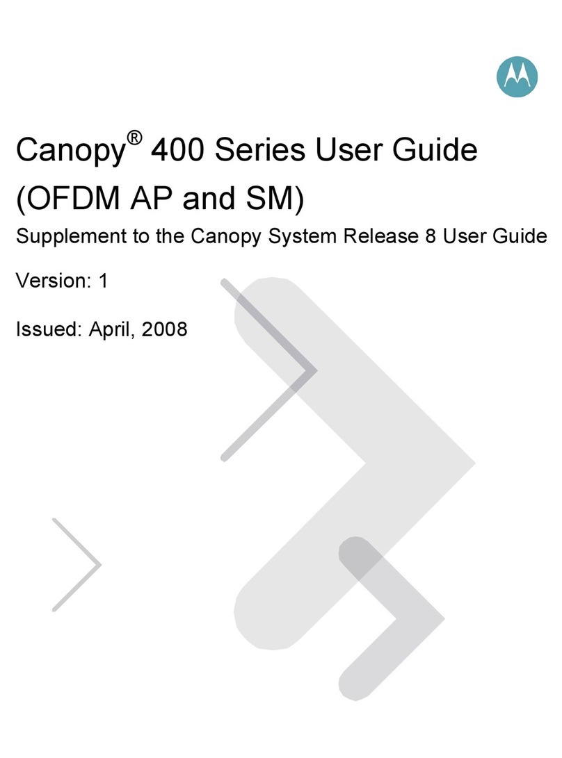 Motorola 5440AP - Canopy 5.4 GHz AP User guide supplement Motorola 5440AP - Canopy 5.4 GHz AP User guide supplement