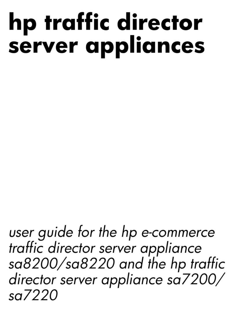 HP P4522A - Traffic Management Server Sa8220 User manual