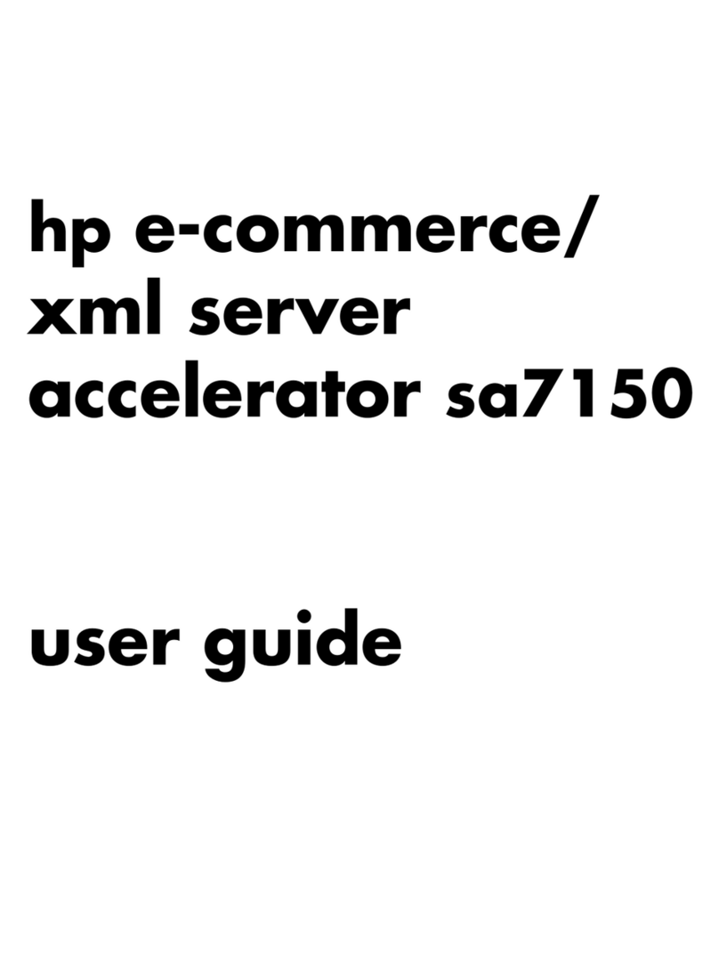 HP P4518A - Traffic Management Server Sa7150 User manual