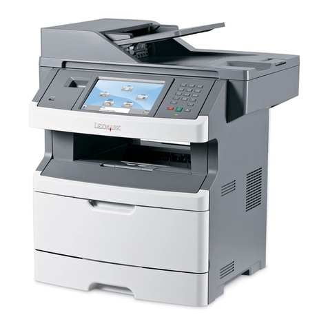 Lexmark 464de - X B/W Laser User manual