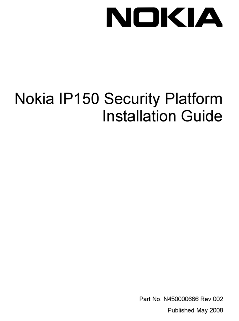 Nokia NBB0150000 - IP150 - Security Appliance installation guide Nokia NBB0150000 - IP150 - Security Appliance installation guide