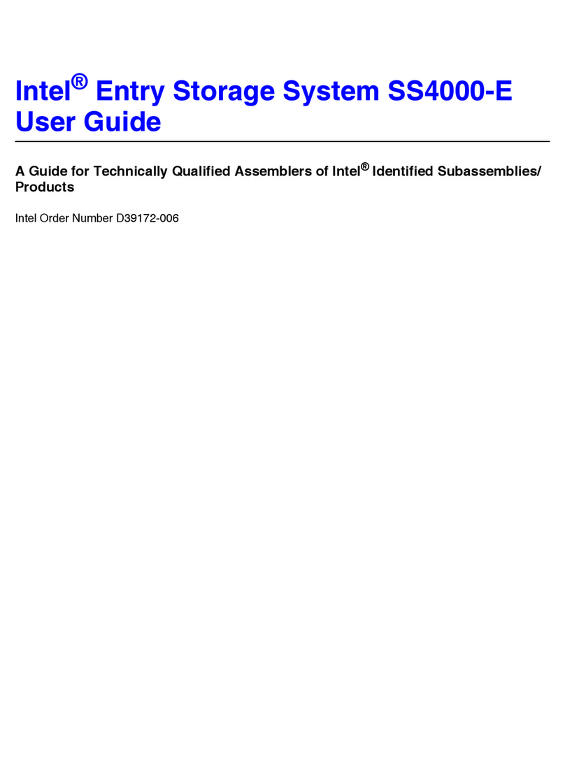 Intel SS4000-E - Entry Storage System NAS Server user guide Intel SS4000-E - Entry Storage System NAS Server user guide