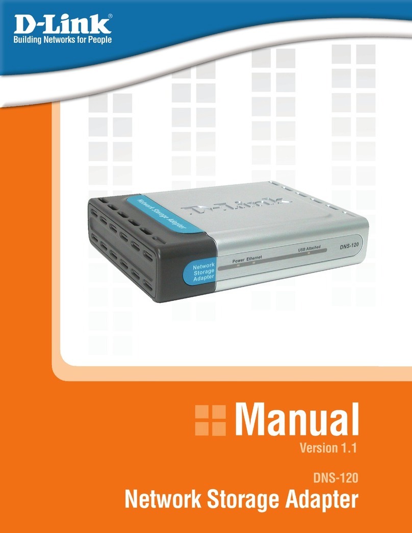 D-Link DNS-120 - NAS Server - USB User manual D-Link DNS-120 - NAS Server - USB User manual