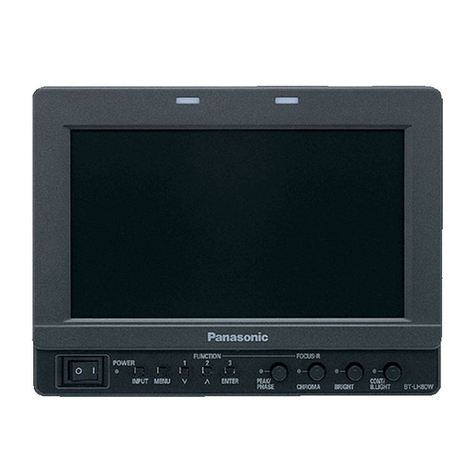 Panasonic BTLH80W - 7.9" MONITOR User manual