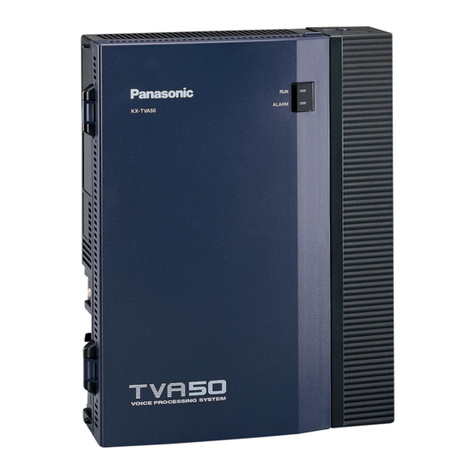Panasonic KX-TVA594 installation manual