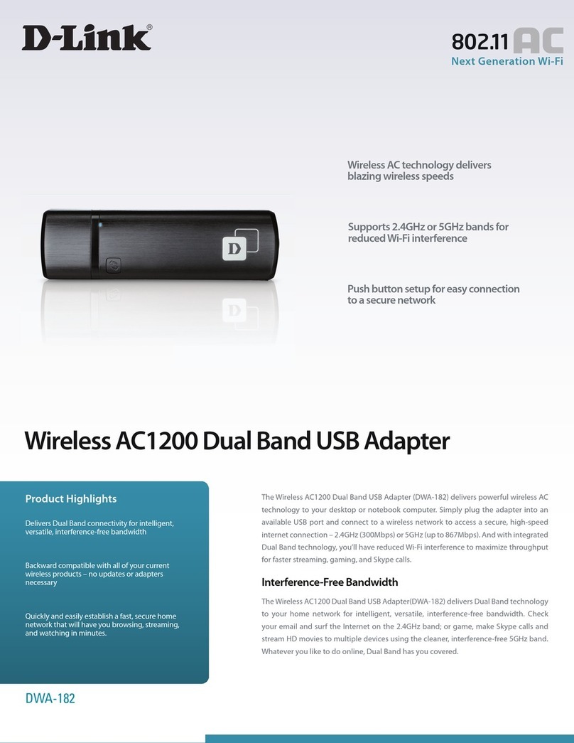 D-Link DWA-182 User manual D-Link DWA-182 User manual