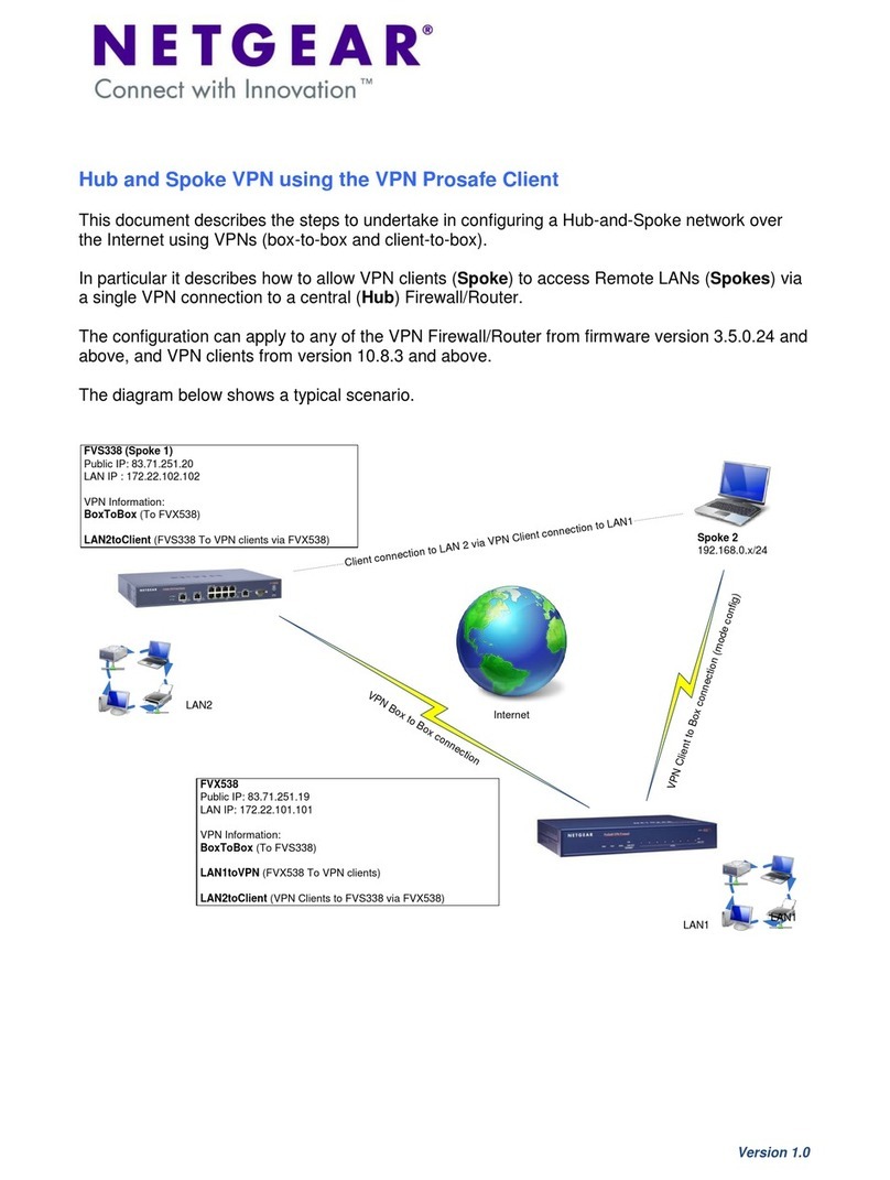 NETGEAR DGFV338 - ProSafe Wireless ADSL Modem VPN Firewall... Network Setup