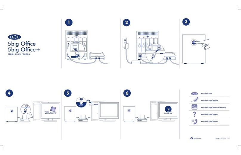 LaCie 5big Office Quick install guide